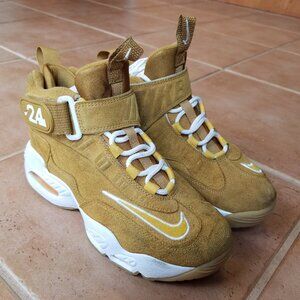 Size 5Y Nike Air Griffey Max 1 GS #24 Wheat Brown Sneakers
